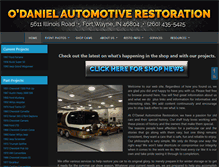 Tablet Screenshot of odanielresto.com